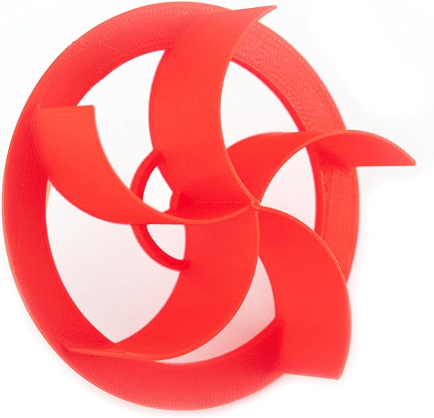3.5" Large Kaiser Roll Shaper Bread Stamps Kaiser Roll Star Pattern
