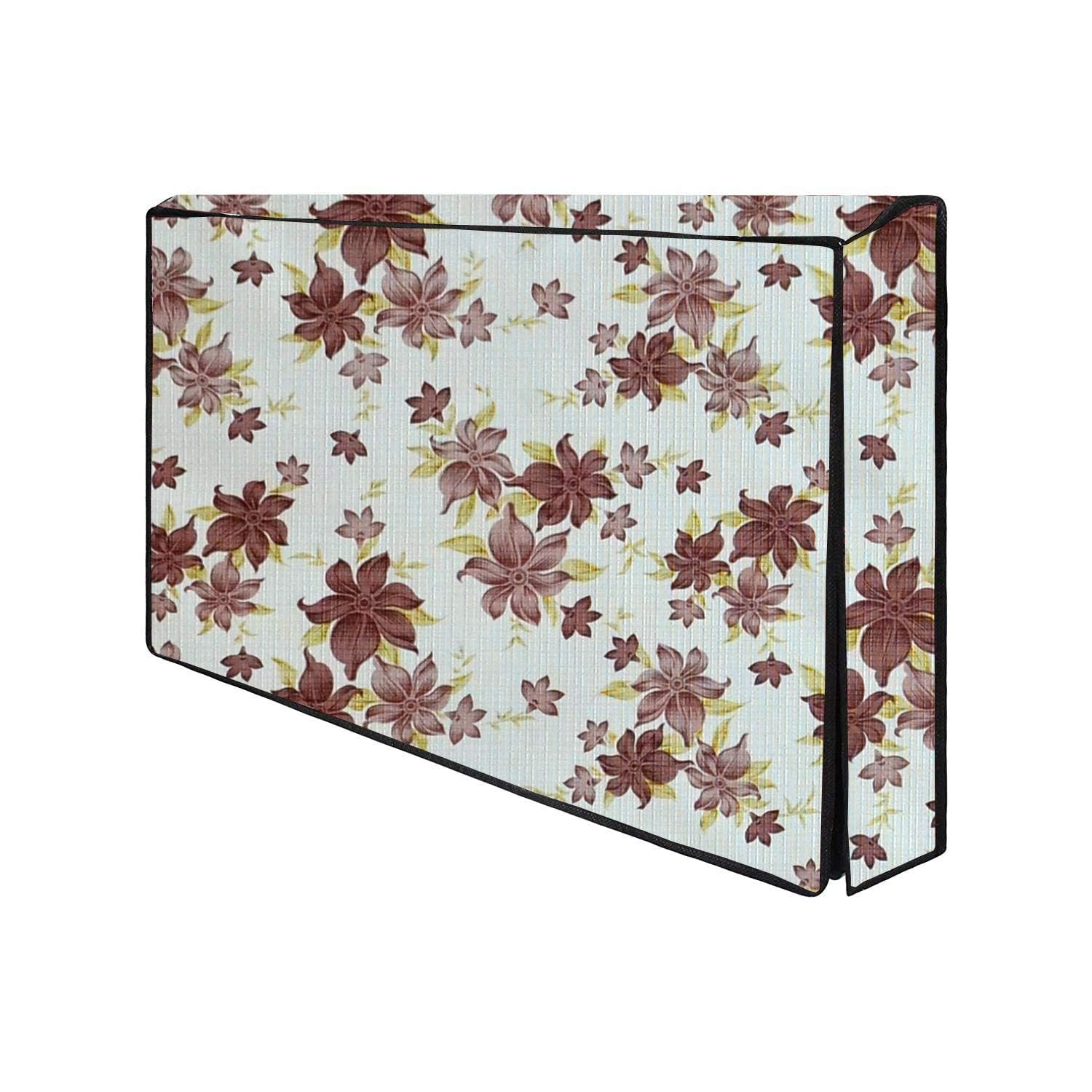 CROSIA CRAFT 50 INCH LED TV Cover | Waterproof & Dustproof PVC Decorative TV Cover | Scratch Resistant Zip Closure | Easy Clean | Universal Fit for 50” LED/LCD TVs clr3-image-23