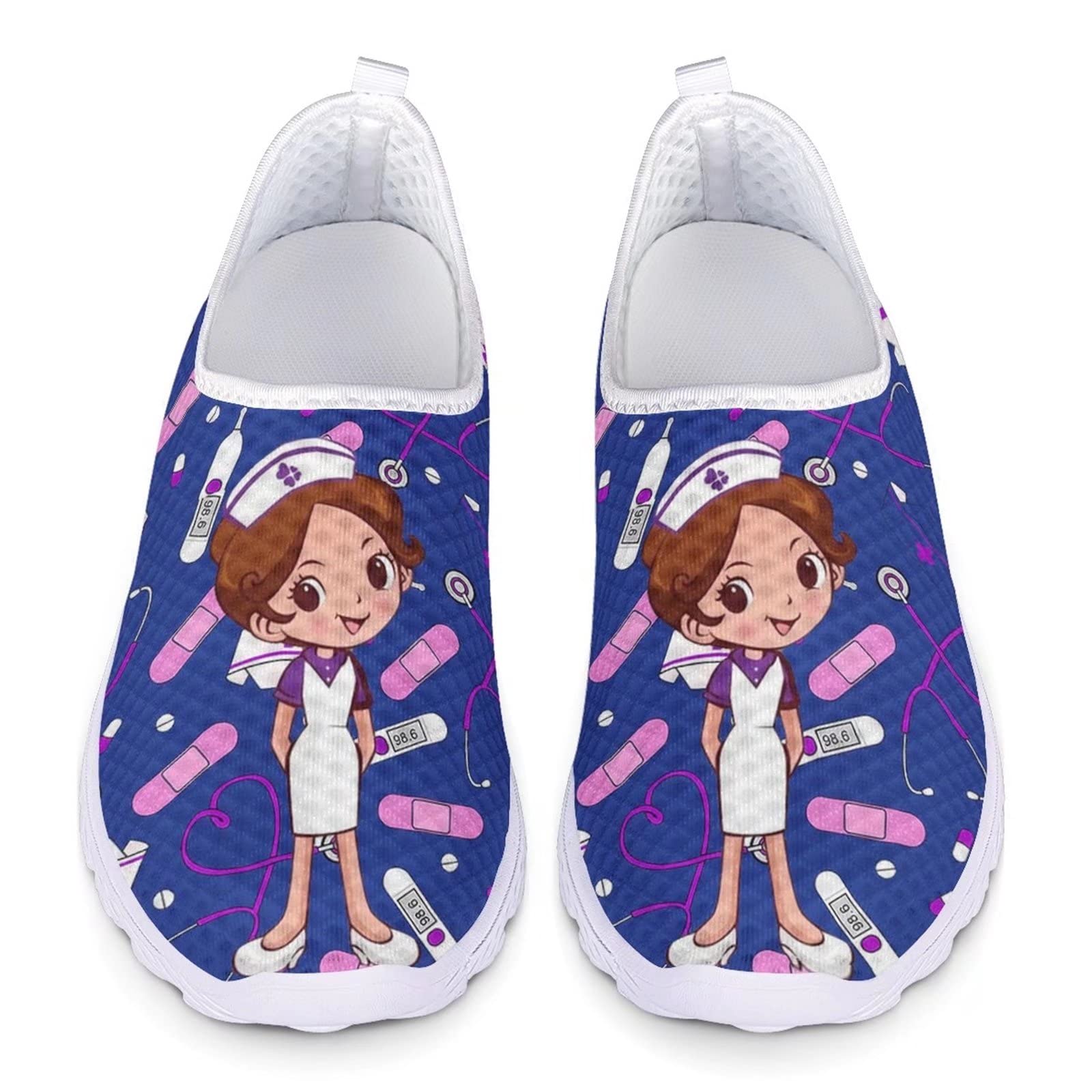 Chaussures de course d'été légères baskets de marche pour femme - 6