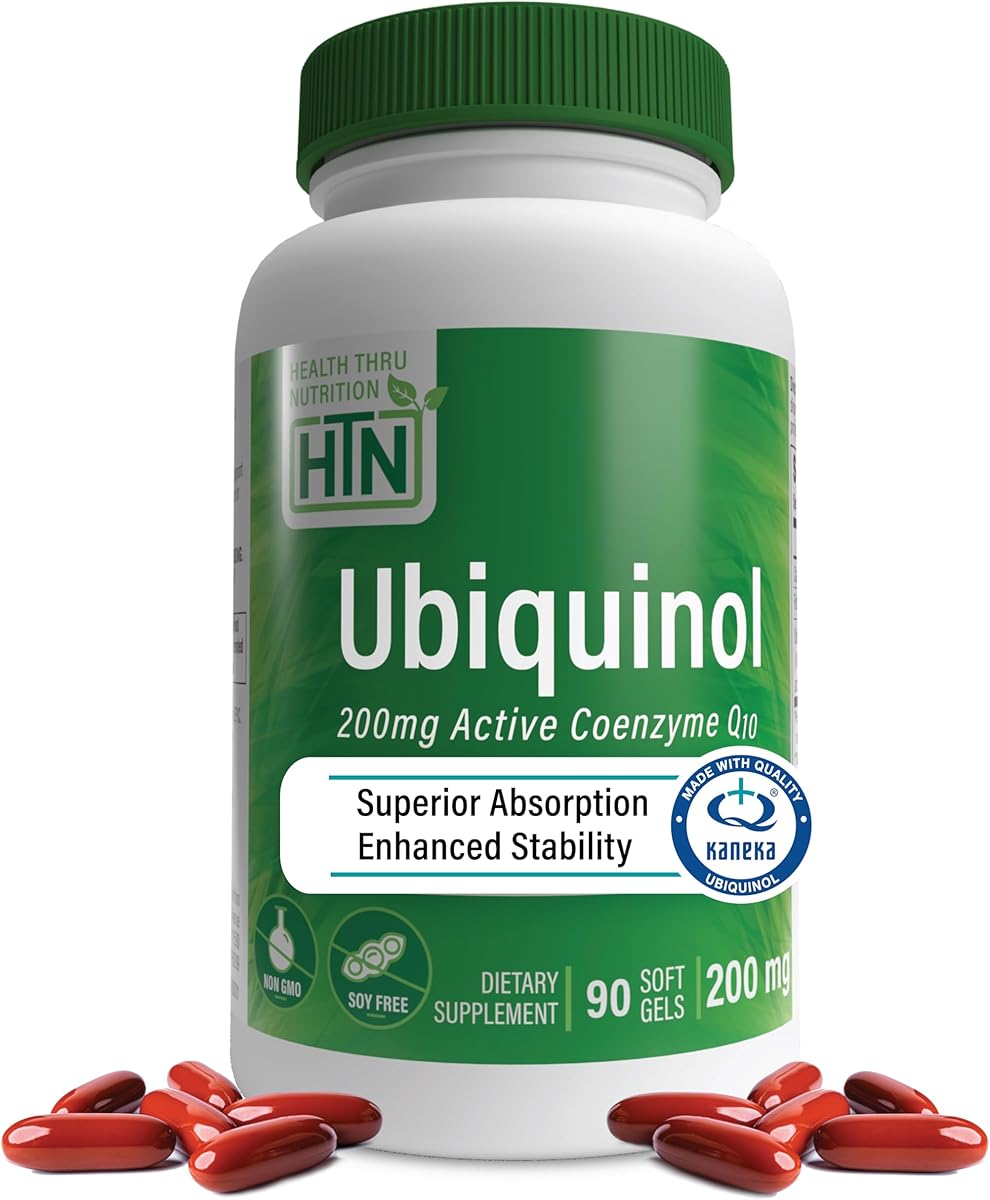 Ubiquinol 200 Milligram EAF CoQ10 (Enhanced Absorption Formula Coenzyme Q10 as Kaneka Ubiquinol) (90 Softgels)