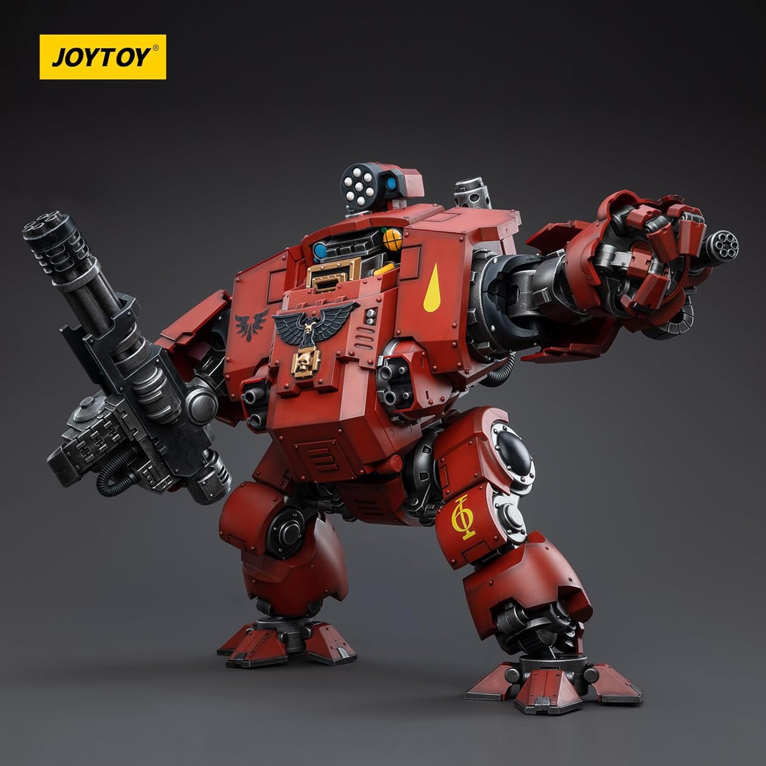 JOYTOY Warhammer 40k Blood Angels, JT3365 Blood Angels Redemptor Dreadnought 1/18 Action Figure Collect Model Kits