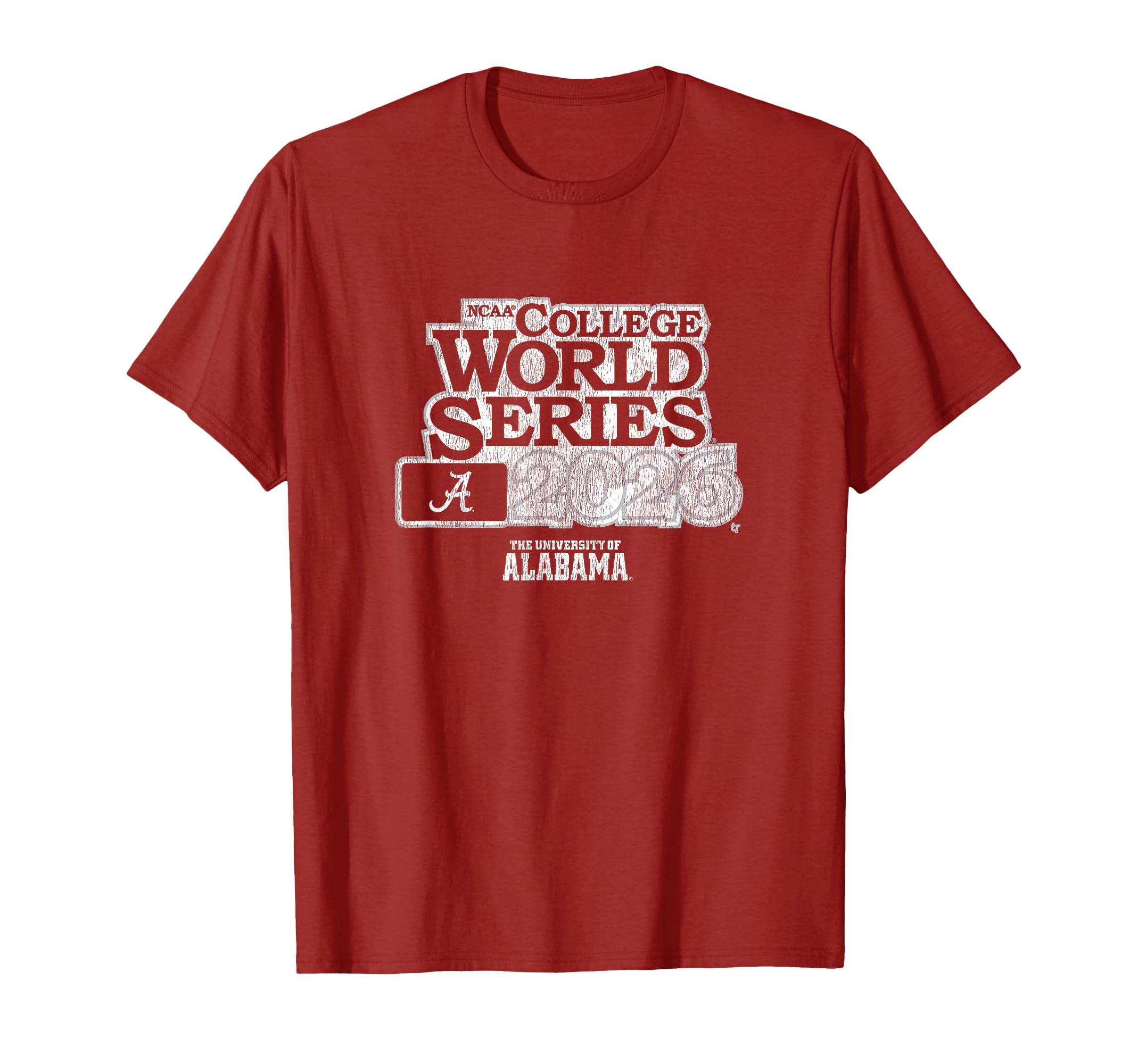 2026 College World Series - Alabama Crimson Tide Baseball T-Shirt