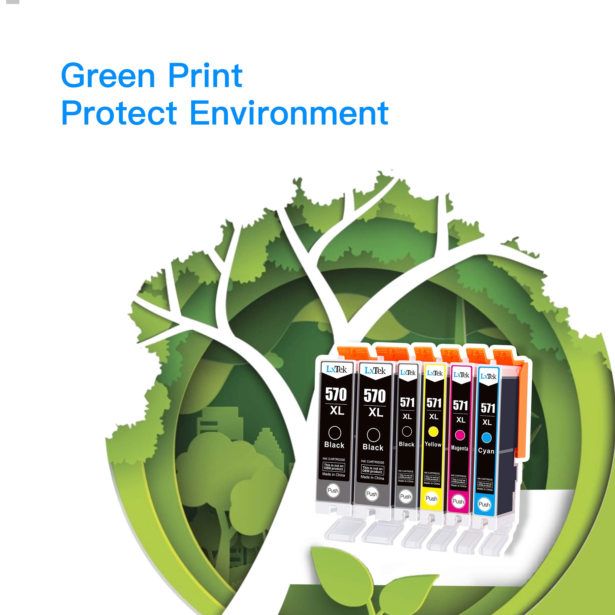 INK CARTRIDGE PGI570XL CLI571XL For Use In Canon Pixma MG5700 MG5750