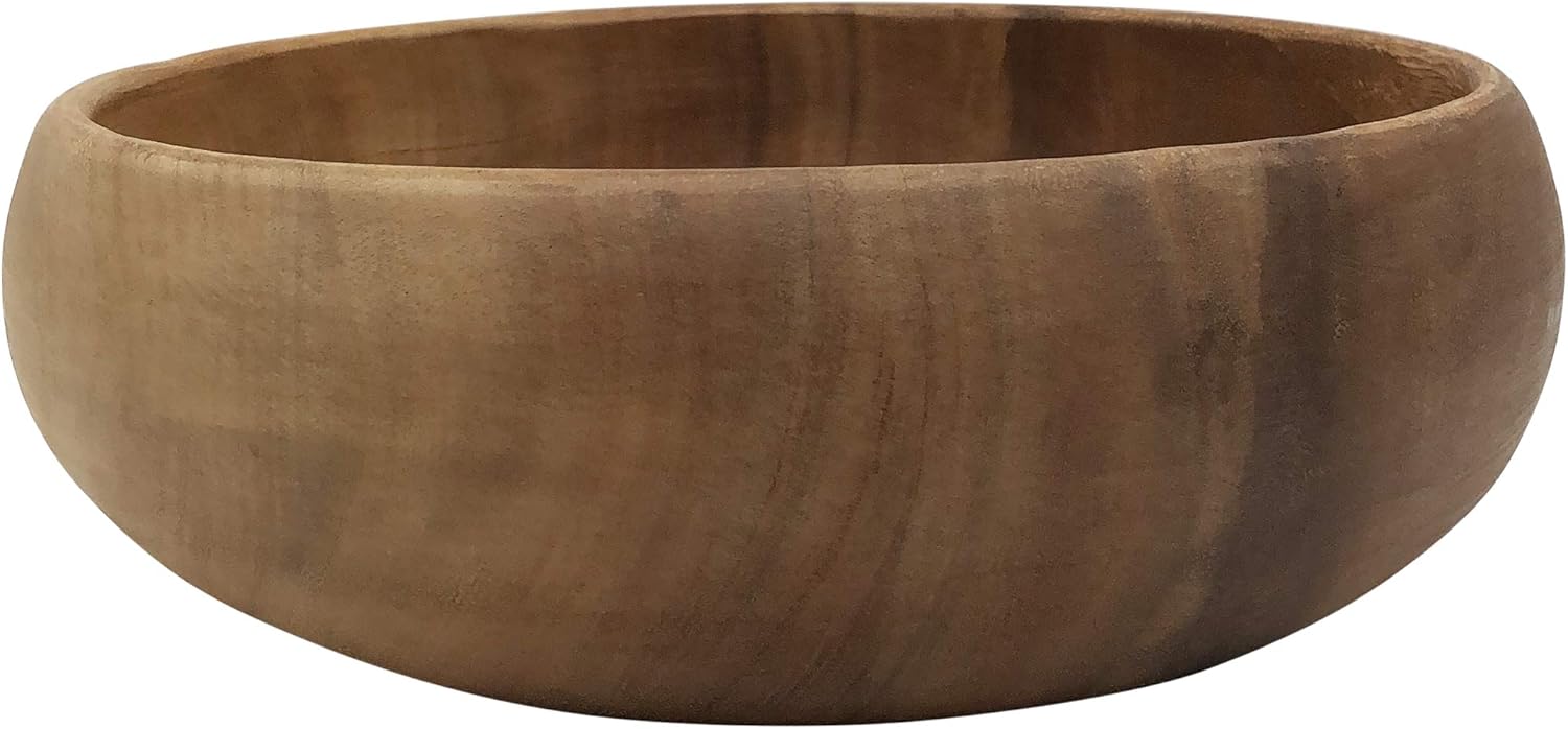 Bеѕt Dеаl Chеар 🛒 Pacific Merchants Acaciaware 12- by 4-Inch Acacia Wood Round Calabash Serving/Salad Bowl