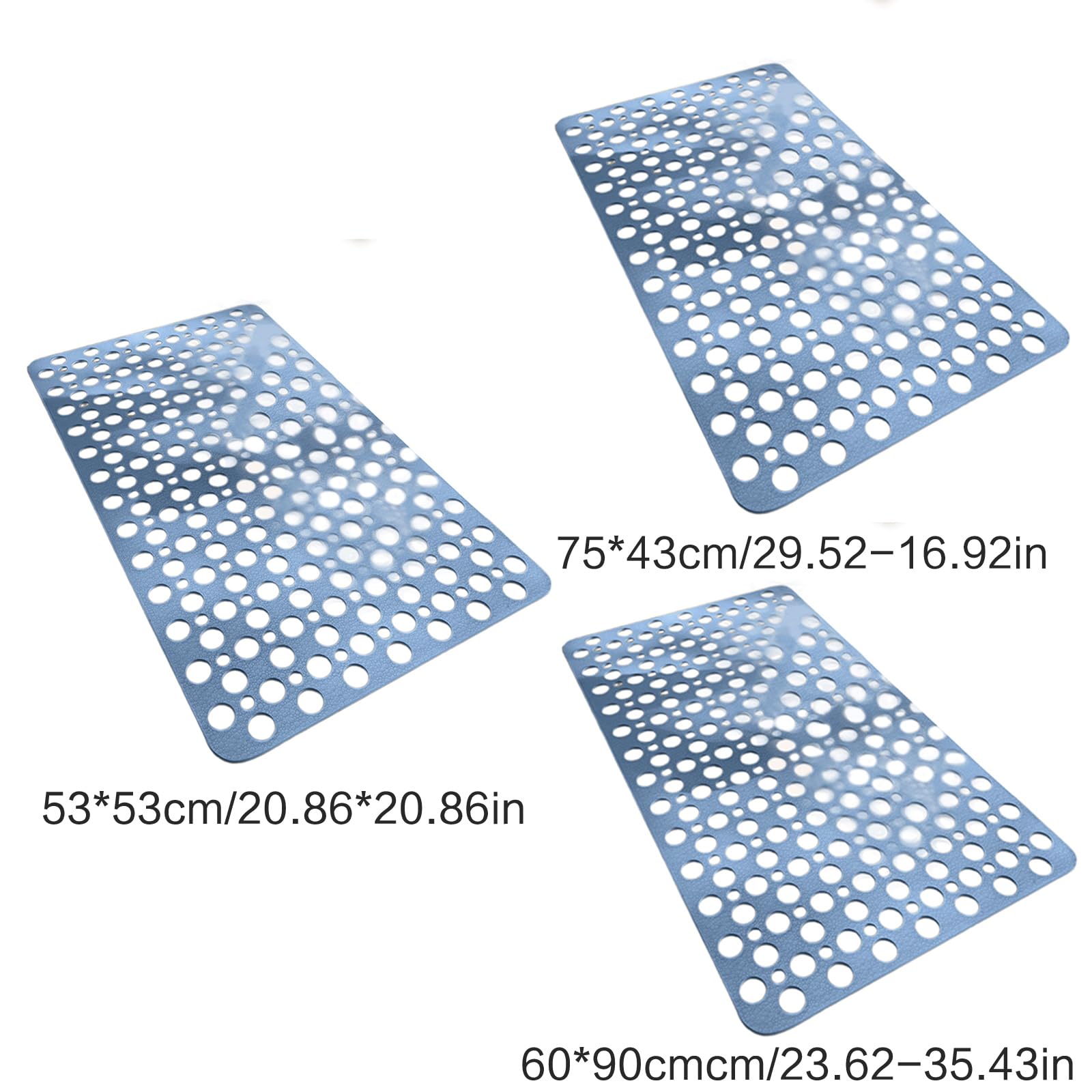 PANGBOER Alfombrillas de baño con ventosas, antideslizante, impermeable, almohadilla de suelo de ducha, suave y cómoda al tacto, fácil de limpiar