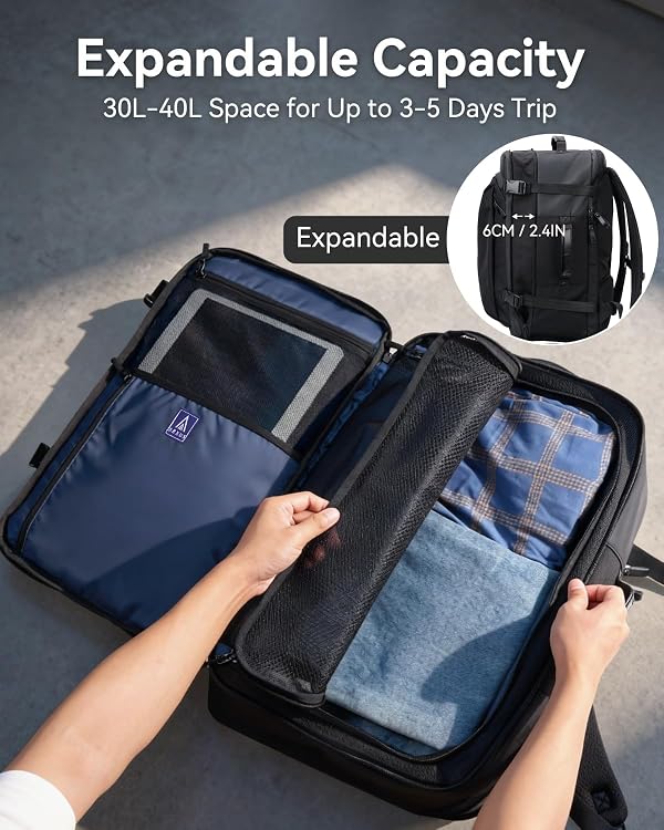Arxus Travel Backpack for Men, Carry On 30-40l Lightweight Duffel Bags by Arxus - Used condition - Image 2