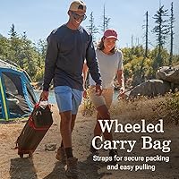 Vista 6 de Coleman Oasis Instant Pop-Up Canopy Tent with Side Wall Attachment, Portable Shelter with Easy Setup & Takedown, Wheeled Carry Bag Included