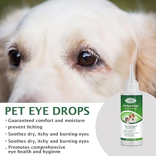 Miniatura 4 de Gotas para ojos de perro, gotas de lavado de ojos de gato y perro, eliminan las marcas de lágrimas de los ojos y la suciedad para perros y gatos,