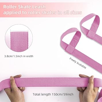 Roller Skate Lead Adjustable Ski Boots Yoga Mat Carrier Strap Yoga Mat for Skiing Snowboarding Ice Skating Roller Blading
