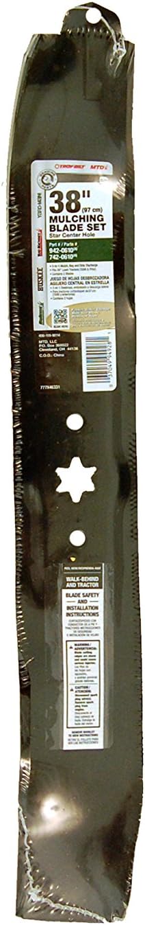 MTD Genuine Parts 38" Mulching Blade Set - For Mowers 1997 and after