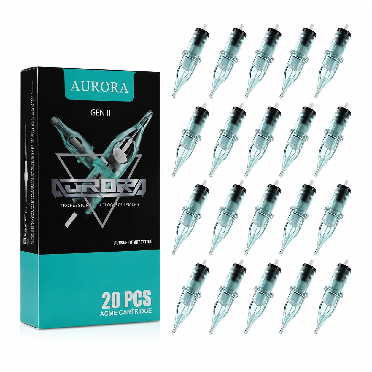 AURORA GEN II 120-3RL Needles | Premium PMU & Tattoo Cartridge Needles for Professional Artists | Sterile Disposable Cartridges Pack of 20-image-6