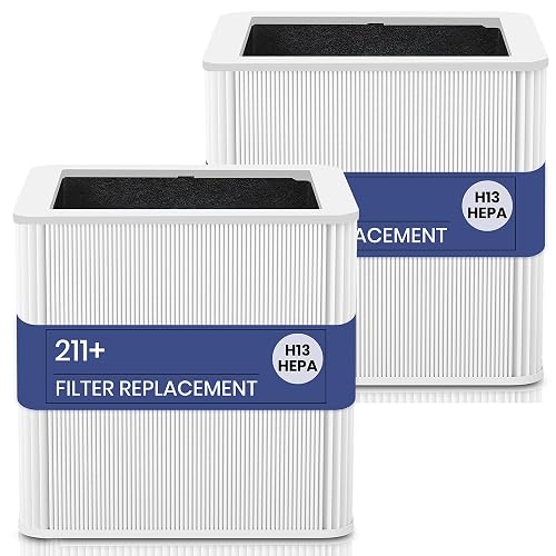 2 Pack 211+ Filter Replacement Compatible with Blue Pure 211+