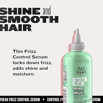 TIGI Hair Serum For Curly or Frizzy Hair Control Freak Hair Care and Straightener 8.62 fl oz