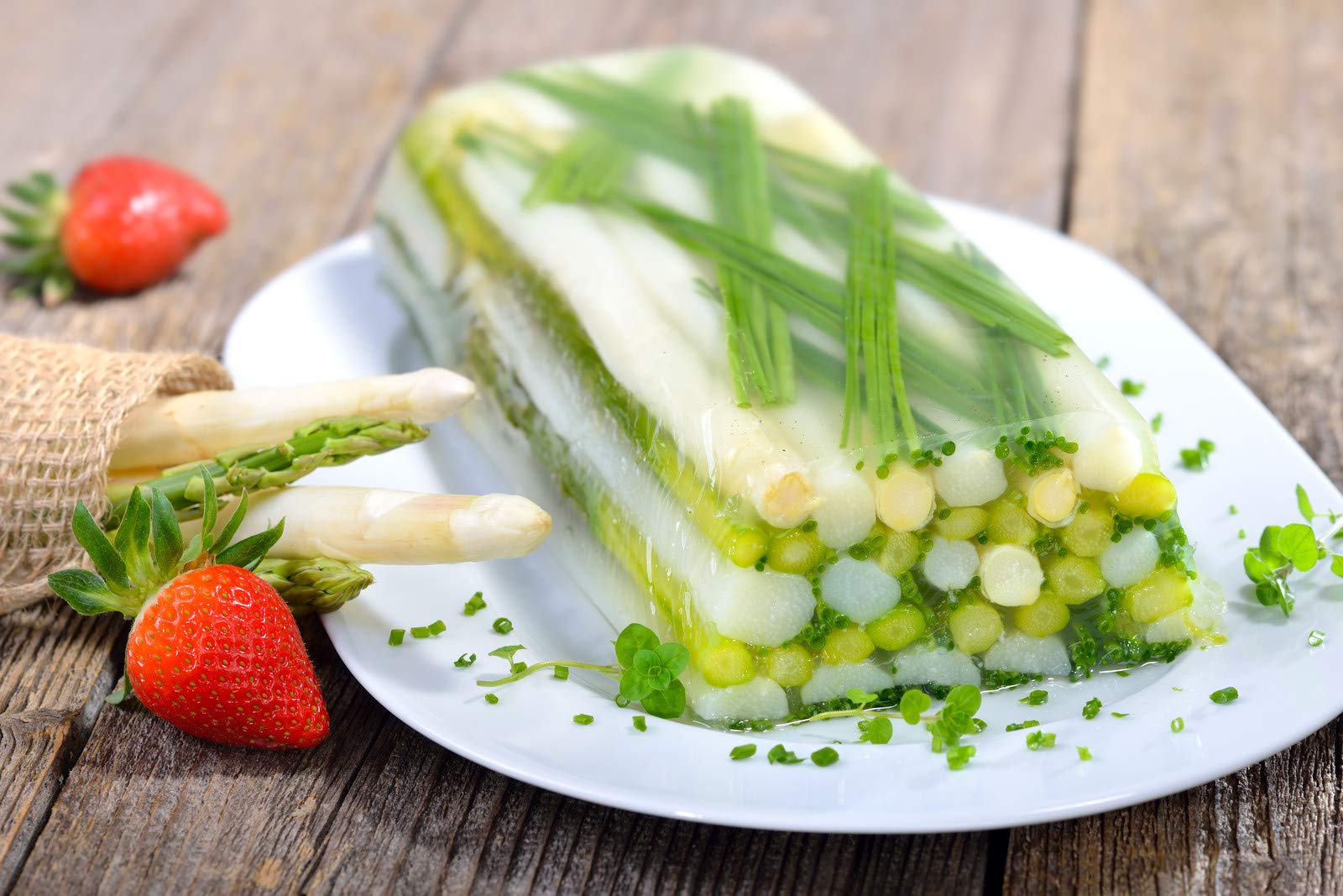 Vegane Gelatine, pflanzliche Gelatine. veggie Gelee zum Backen & Kochen, vegane Sülze. 3 Beutel je 1500g (4,5KG)