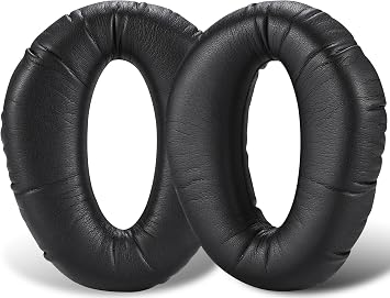 Lukvcoe Replacement Ear Pads for Lightspeed Zulu, Zulu2, Zulu3, Zulu PFX, Sierra Aviation Headsets - Earpads Cushions Featuring Softer Protein Leather Noise-Isolating Foam Protein Leather - Black