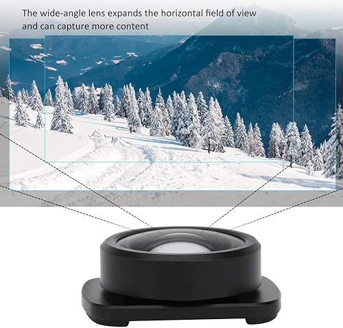 Miniatura 3 de Lente gran angular, para cámara de cabeza esférica OSMO, fuerte absorción magnética, vidrio óptico, para fotografía de video fotográfico