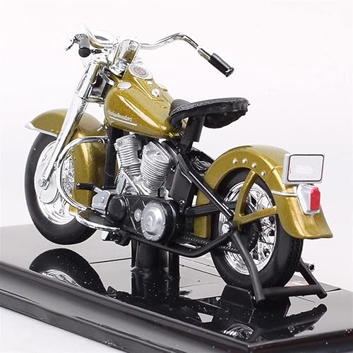 Miniatura 2 de NJCORE Clásicos escala 118 Old 1953 74FL Hydra Glide Bike - Vehículo de juguete a presión para motocicleta modelo mini moto de niños