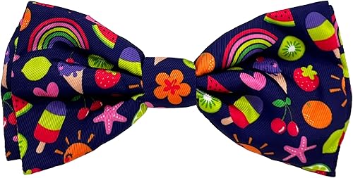 Miniatura 25 de Huxley & Kent Pajarita para mascotas Reloj Whale (pequeño) Accesorio para el collar de pajarita Divertidas pajaritas para perros y gatos