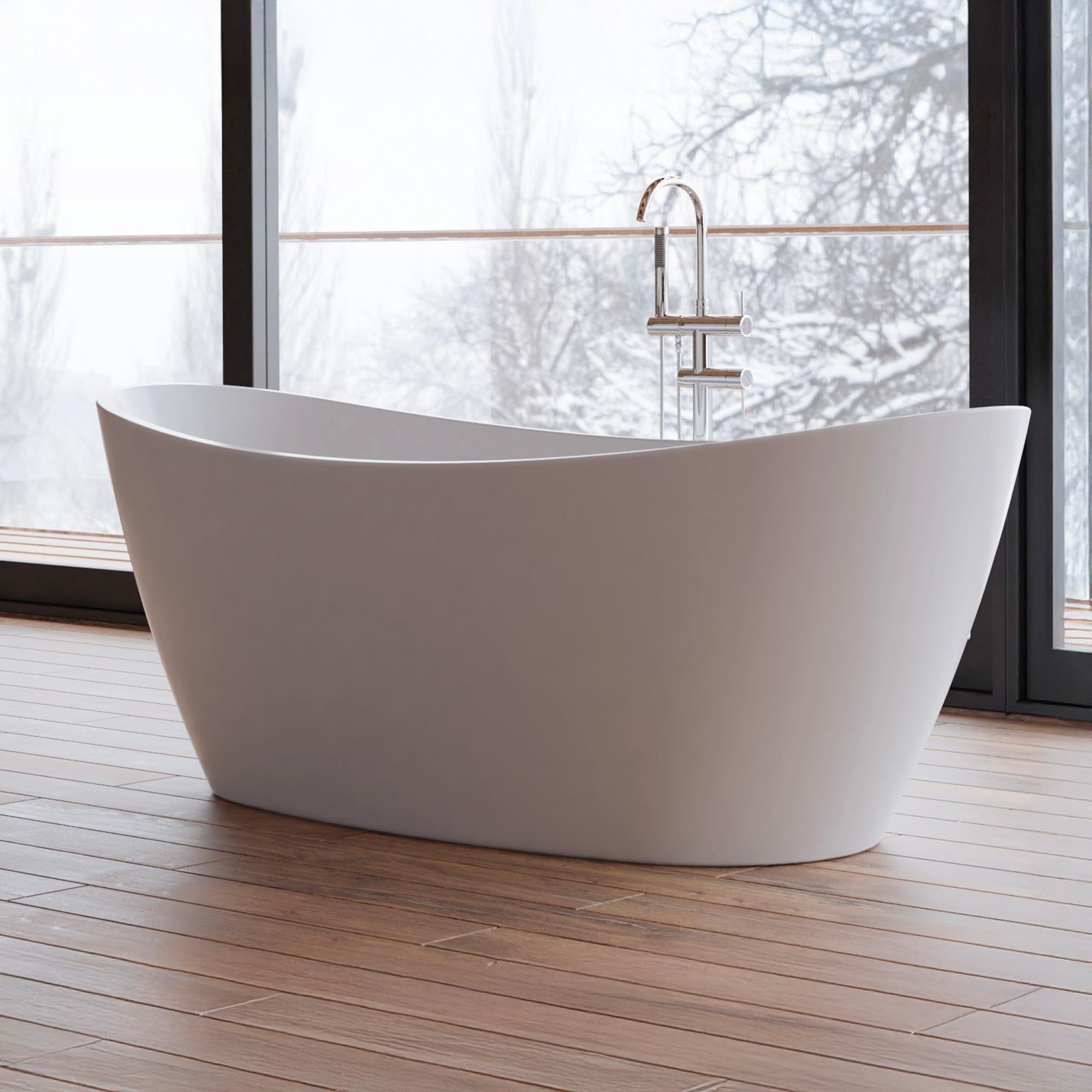 SPALINA NEROON 2.0 - Vasca freestanding Ovale L 170 x l 80 cm
