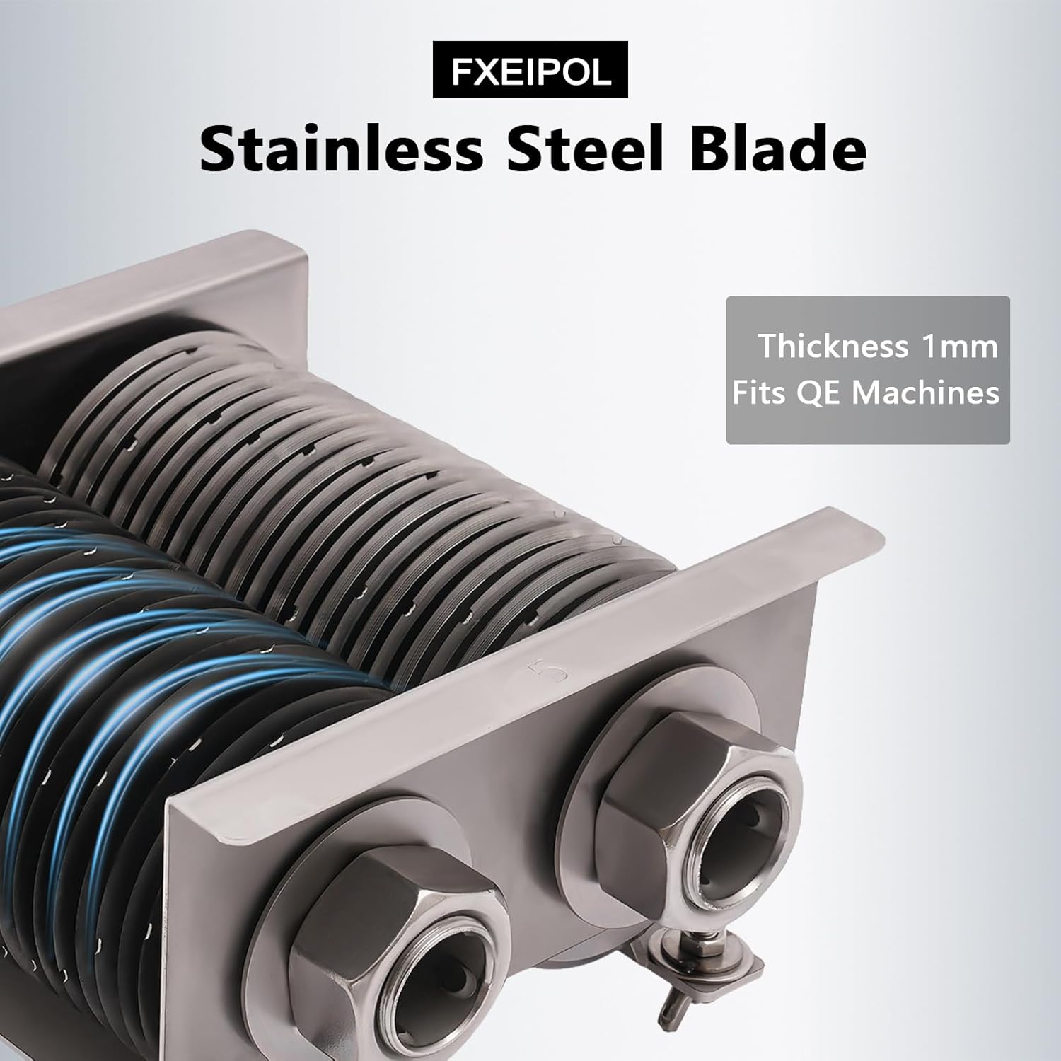 Meat Cutter Blade Machine, 5MM Stainless Steel Slicer Cutter, Commercial One Set Blade for QE Meat Cutting Machine, Stainless Steel Slicer for Restaurants, Homes