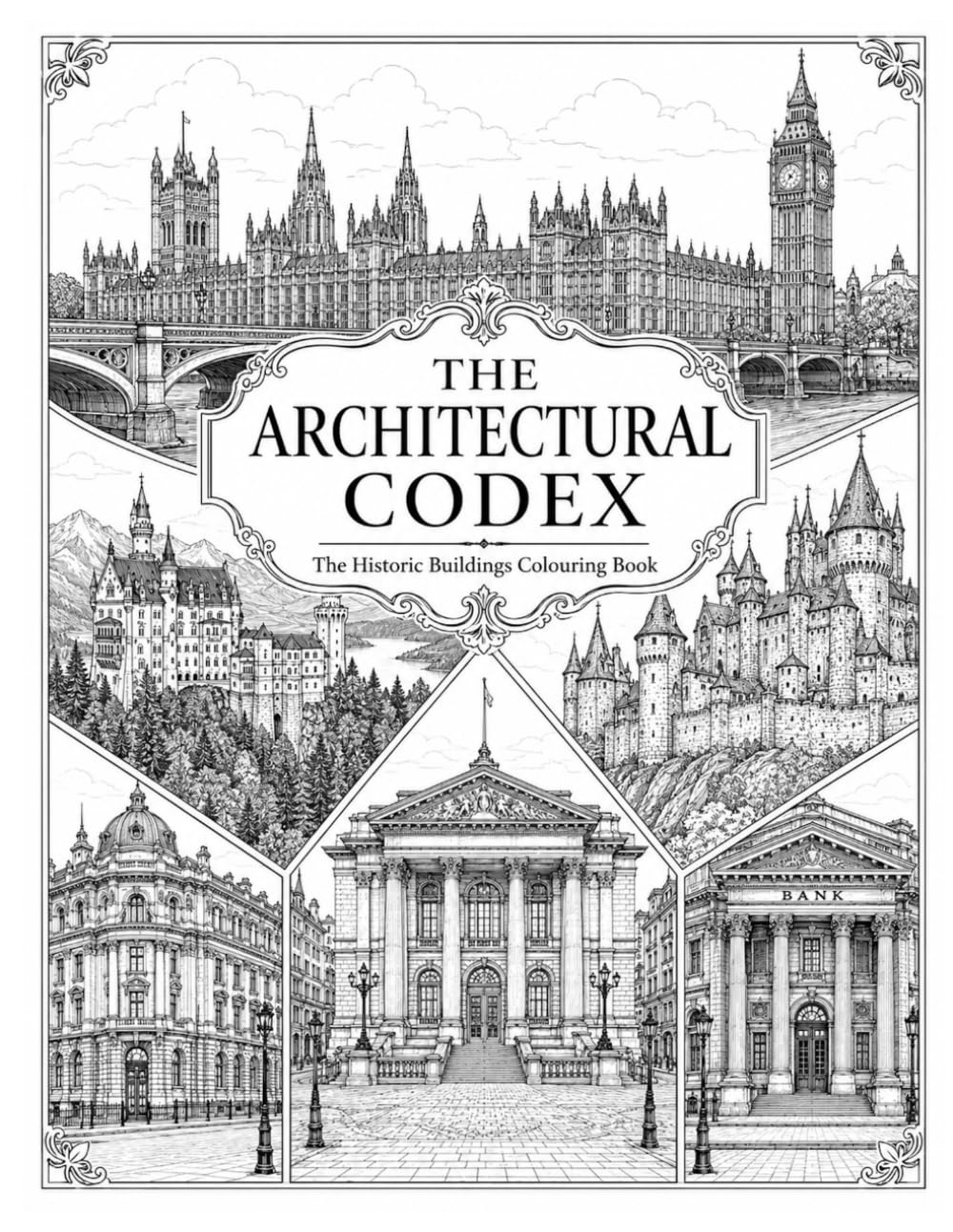 THE ARCHITECTURAL CODEX: The Historic Buildings Colouring Book