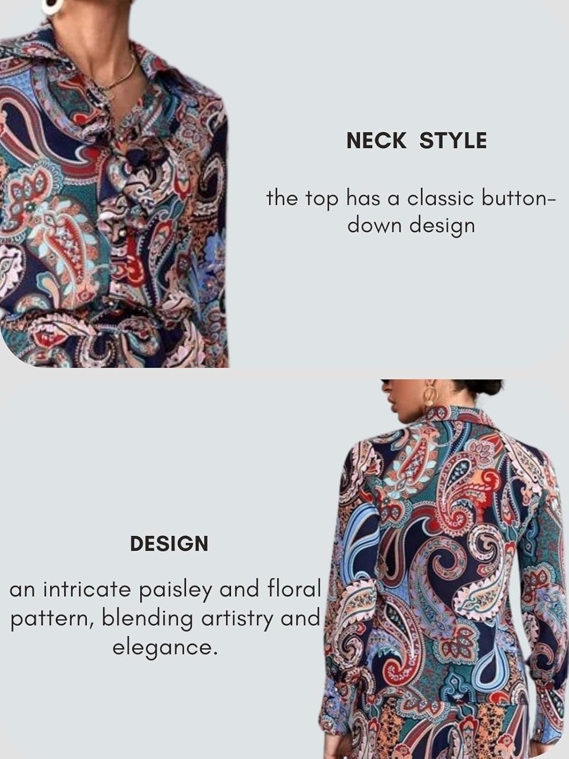 LERIYA FASHION Paisley Printed Kurta-Set for Women – Viscose Rayon Printed Kurta & Straight Pant | Festive Ethnic Indian Traditional Outfit for Functions & Puja | Lightweight Two Piece Dress for Beach & Holiday Look