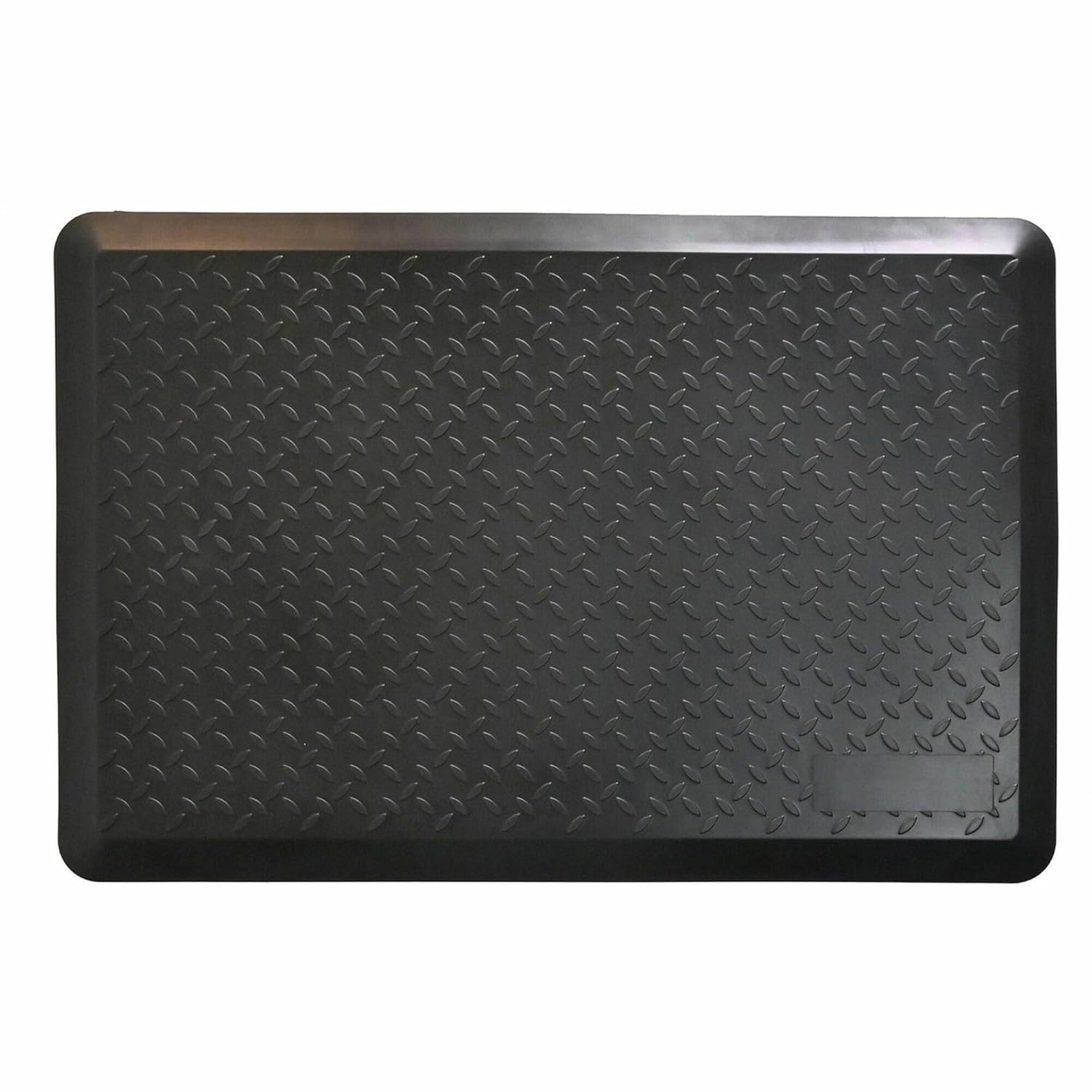 Lorell Workstation Mat, Polyurethane Foam, 36" x 25", Black