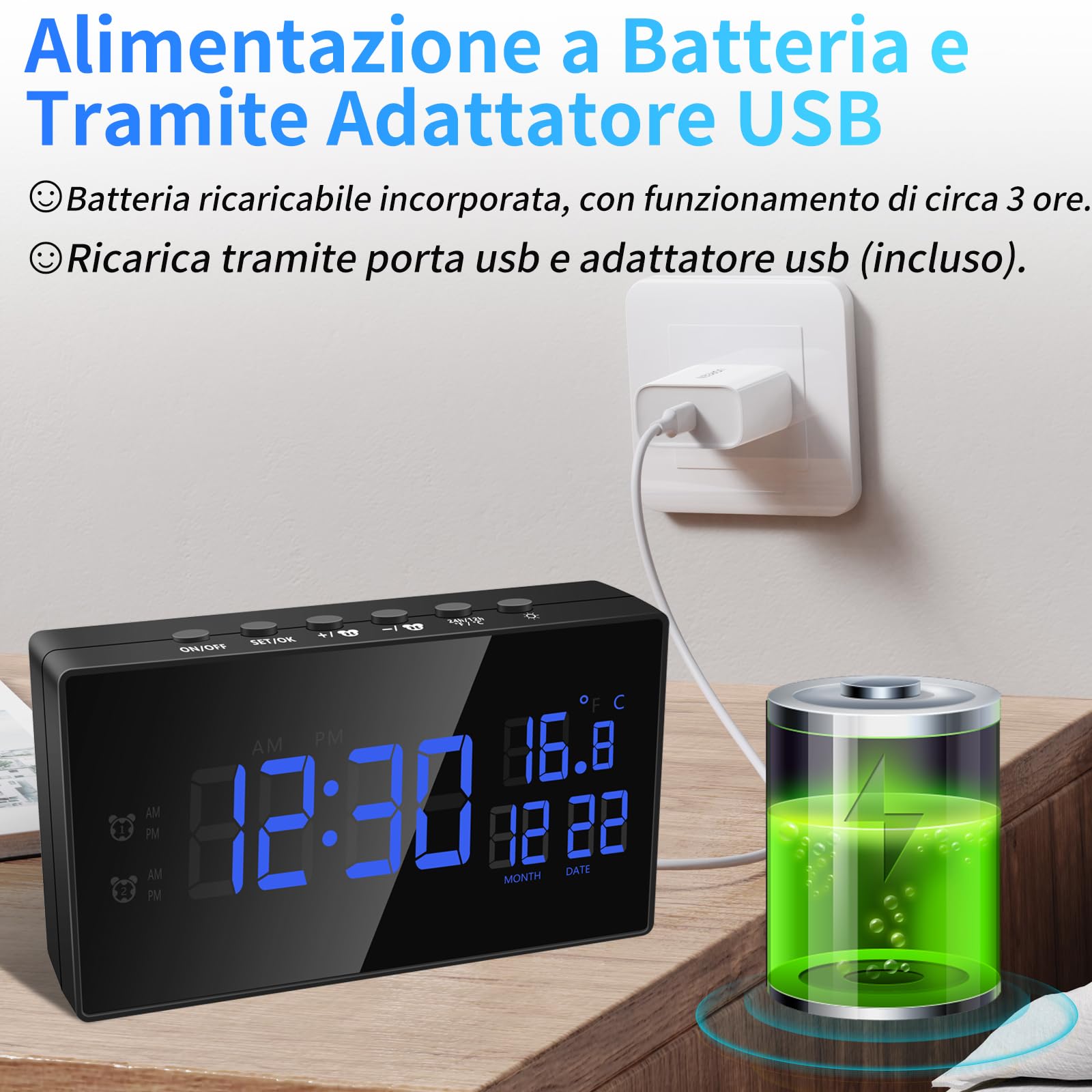 Telecamera Spia WiFi 2.4/5G, HD 1080P Telecamera Nascosta | Mini Telecamera Spia Nascosta con Visione Notturna, Rilevamento del Movimento, Wi-Fi, APP Vista a Distanza
