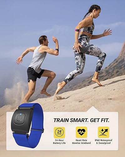 Miniatura 2 de Scosche Rhythm+ 2.0 - Pulsera con monitor de frecuencia cardíaca para correr, ciclismo, ejercicio y recuperación con Bluetooth, ANT+, sensor óptico