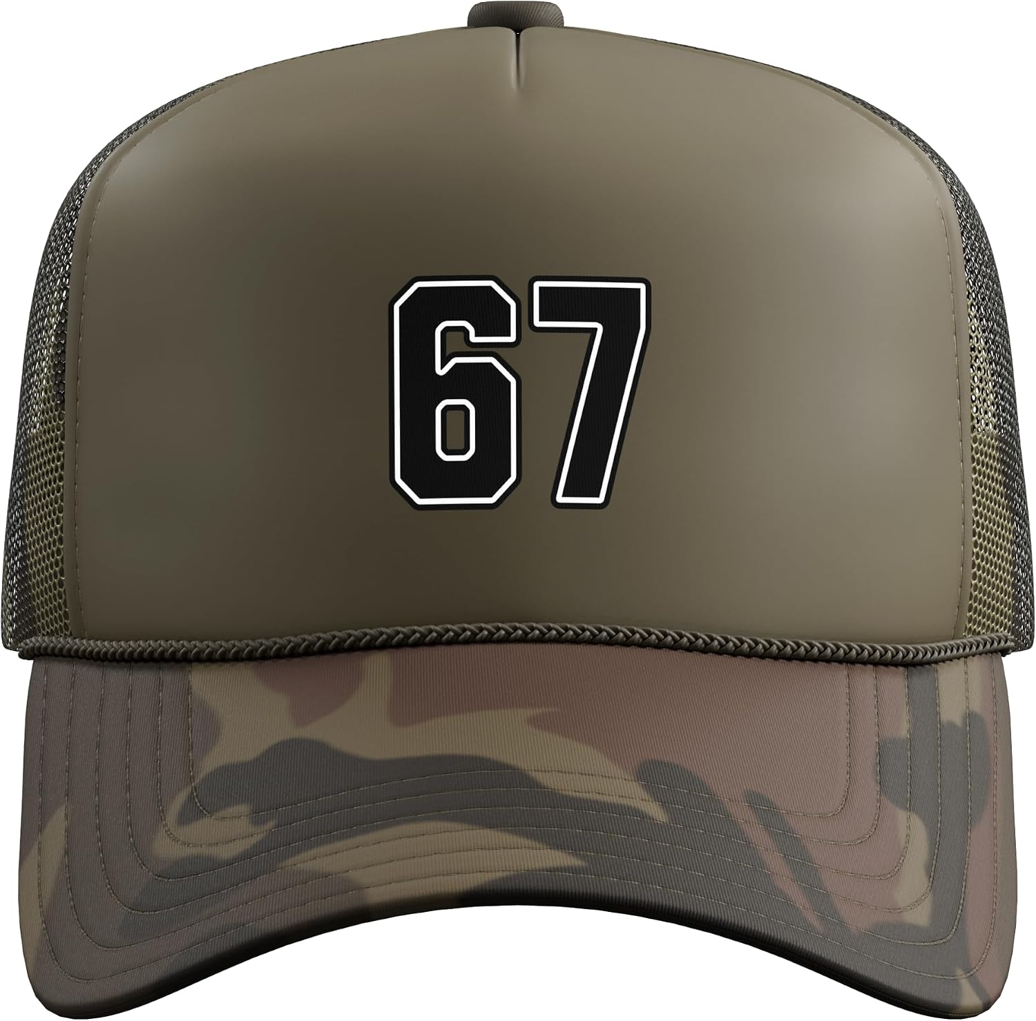 Trending - 67 Trucker Hat with Adjustable Mesh Back image 2