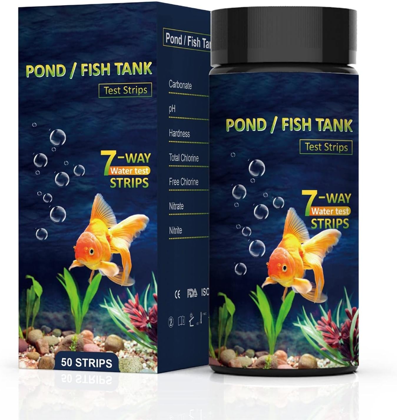 Stronrive Aquarium Test Strips, Swimming Pool Test Strips | Fish Tank ...