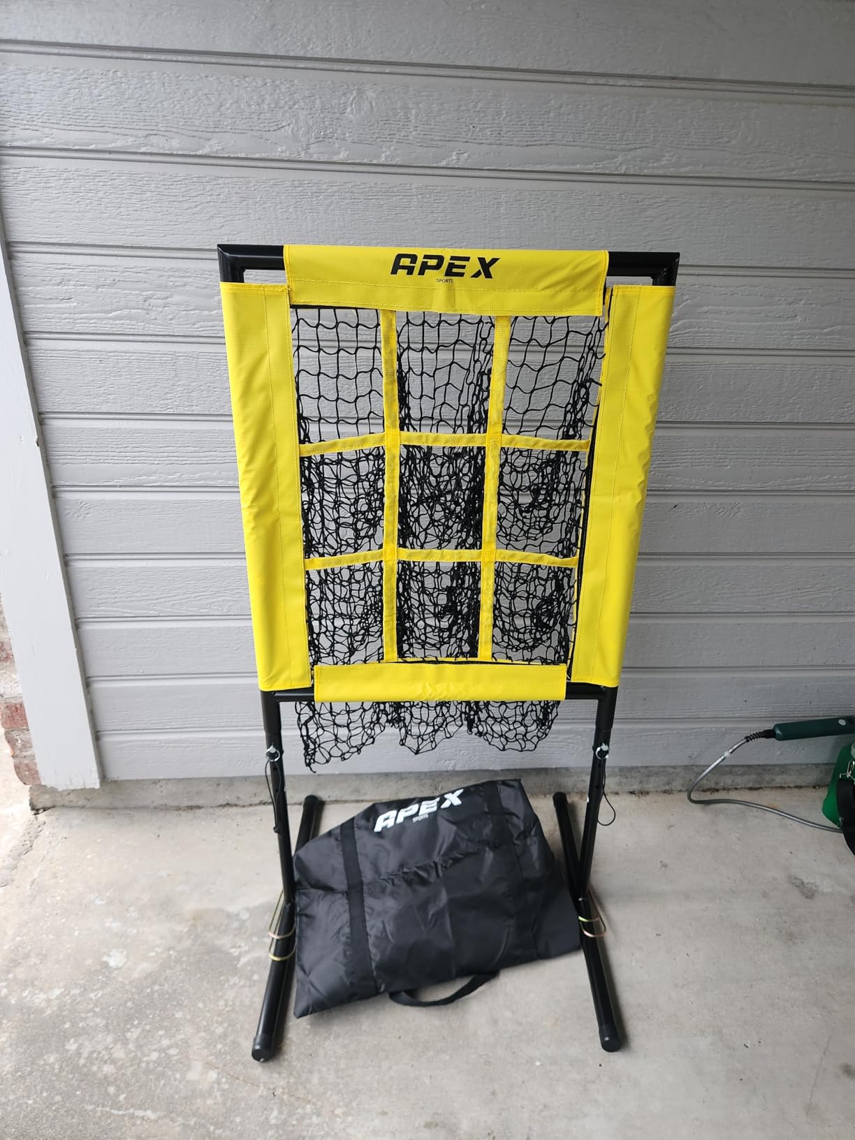 APEX Sports 9 Hole Pitching Target with Adjustable Strike Zone (18” x