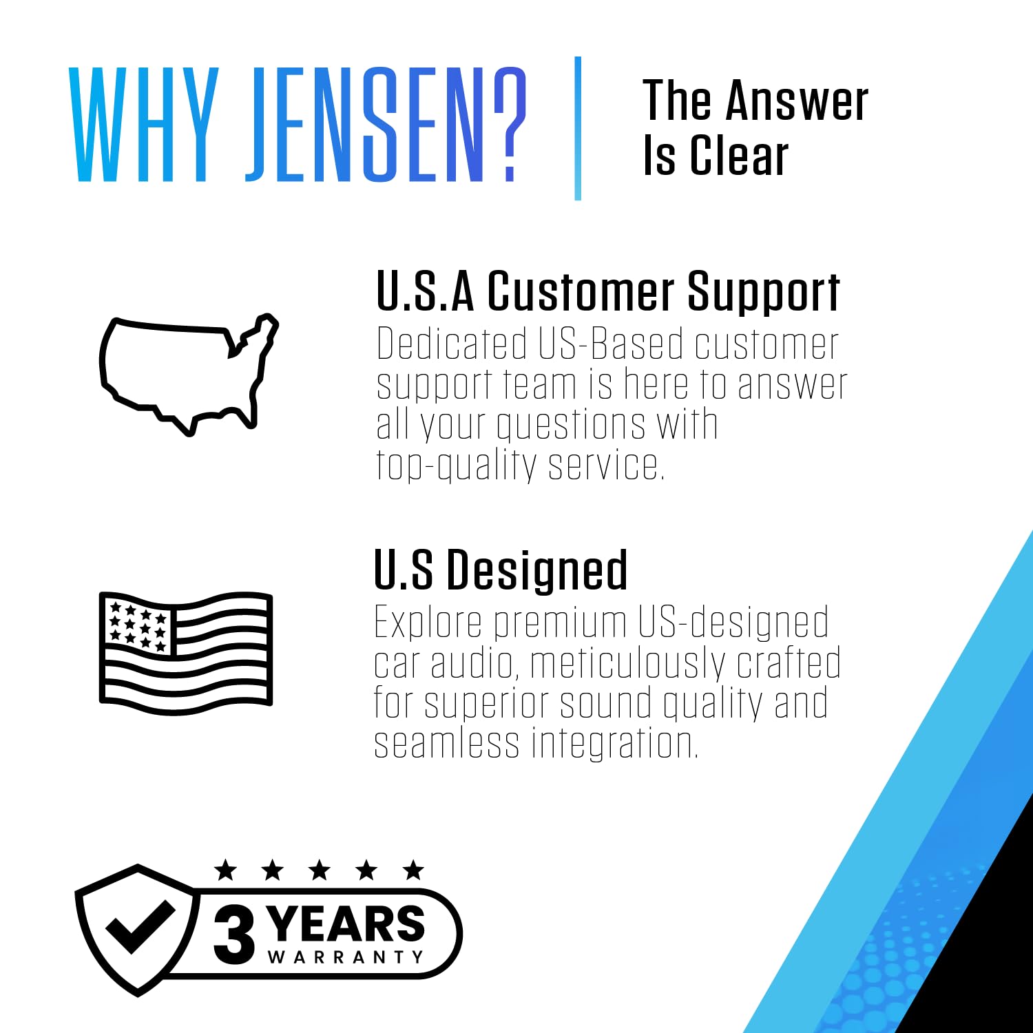 JENSEN MPR210 7 Character LCD Single DIN Car Stereo Radio | Push to Talk Assistant | Bluetooth Hands Free Calling & Music Streaming | AM/FM Radio | USB Playback & Charging | Not a CD