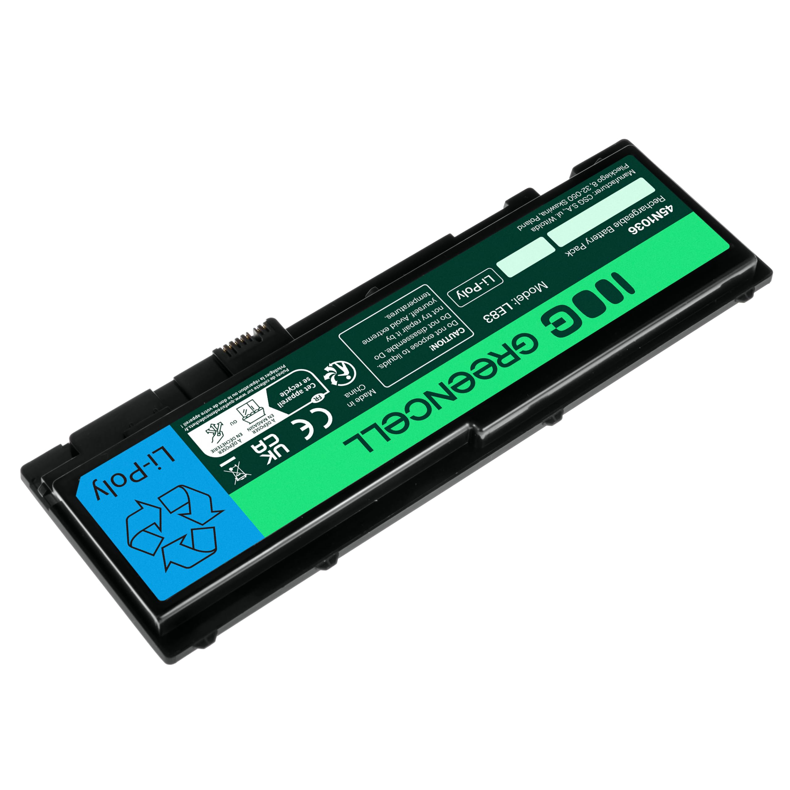 Green Cell Batterie Lenovo 45N1036 45N1037 45N1038 42T4844 42T4845 42T4846 42T4847 0A36287 0A36309 pour Lenovo ThinkPad T420s T430s T420si T430si