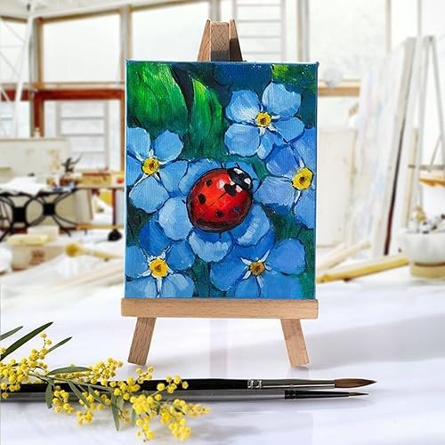 Miniatura 5 de Simetufy Paquete de 72 lienzos para pintar de 5 x 7 pulgadas, tableros de lienzo en blanco para pintar, paneles de lona 100% algodón imprimados con