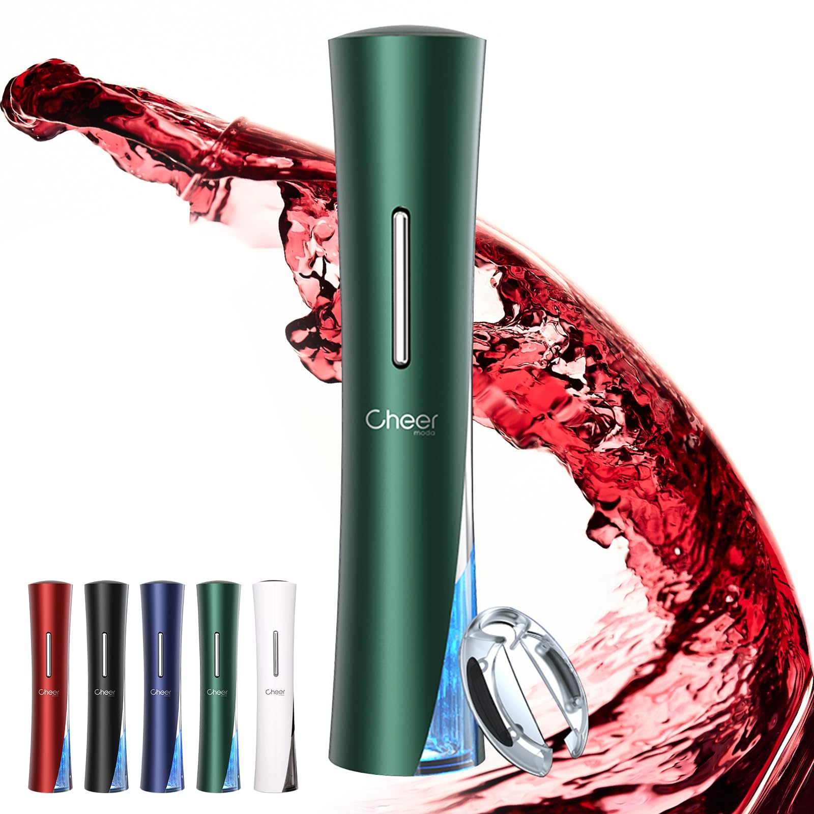 Amazon | CheerModa 電動ワインボトルオープナー 電池式 コルク栓抜き