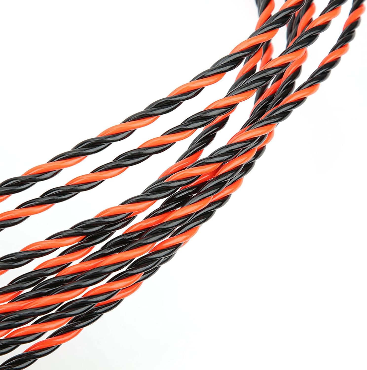 Electrical Wire Threader Wire Threader, Electrical Fish Tape Cable Puller Cable Rods Kit Through Wall Device with 2 Fasteners (10M (Including Two Harnesses)) (15M