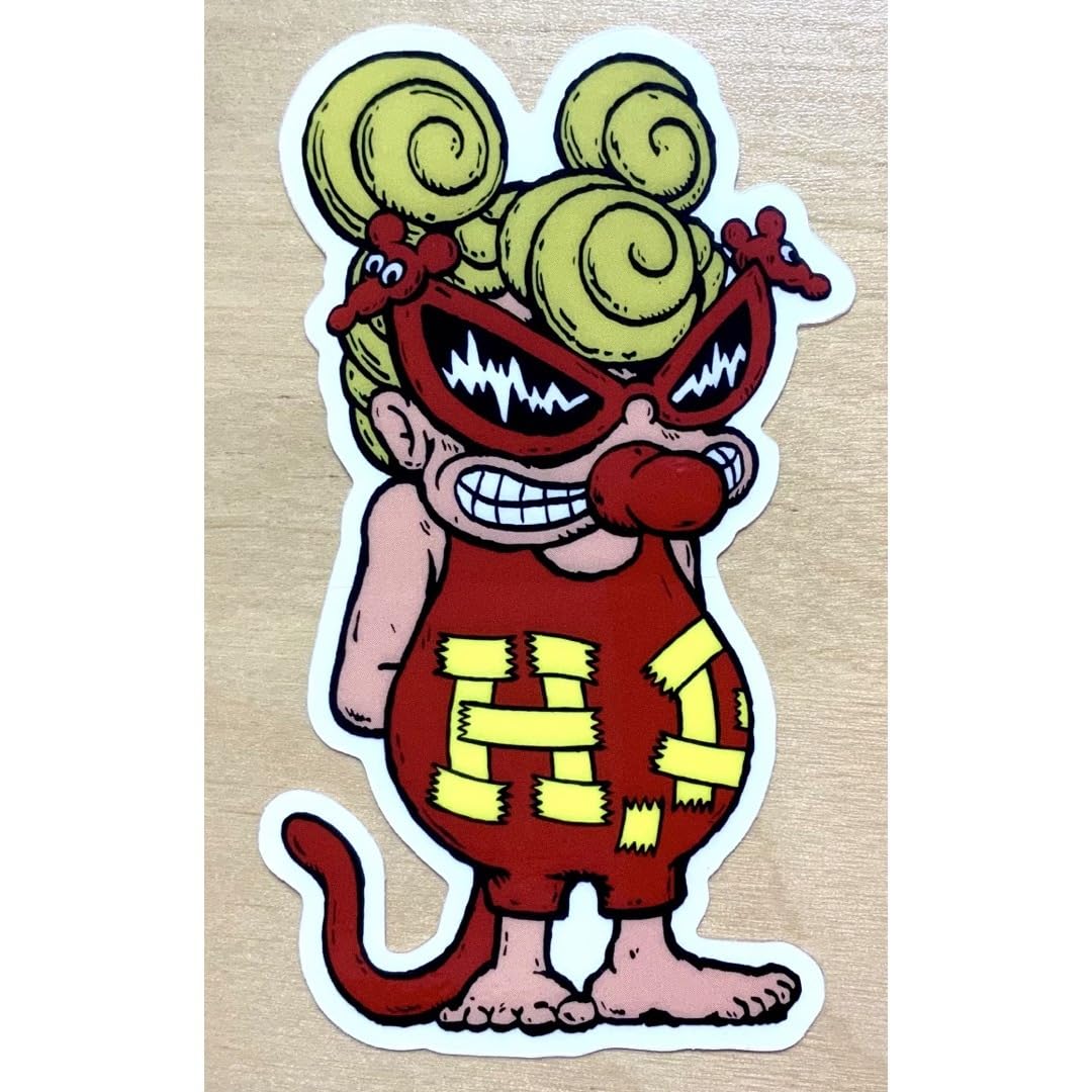 Amazon.co.jp: ヒスミニ正規品ステッカーラットコラボラットフィンク