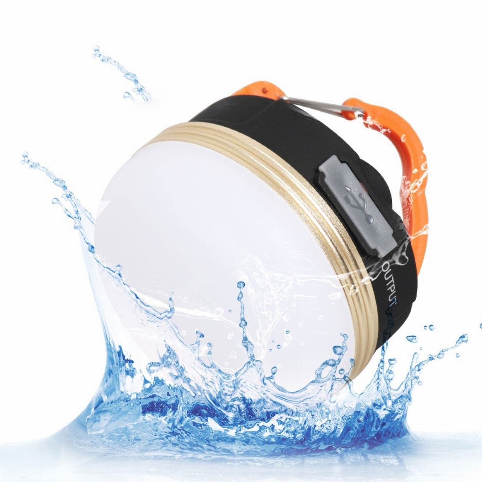 Latarka kempingowa 3W LED Camping Lantern Lampa namiotowa Mini przenośne oświetlenie kempingowe Zewnętrzna wędrówka Nocna lampa wisząca USB