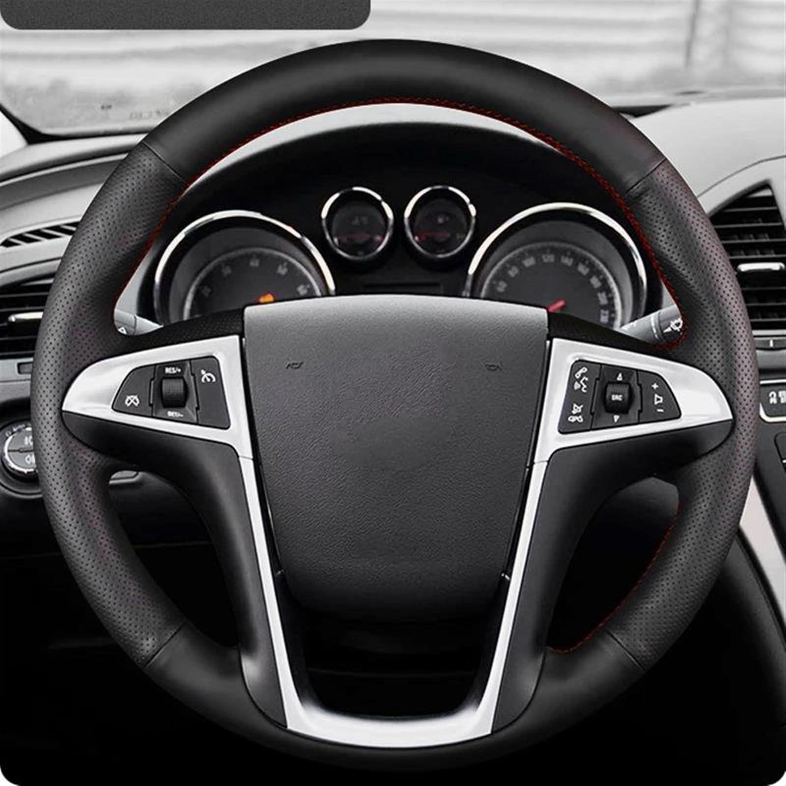 Osłona Kierownicy Samochodu Skóra Z Mikrofibry Akcesoria Do Wnętrza Dla Buick Lacrosse 2009 2010 2011 2012