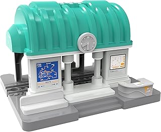 Train Station for Wooden Tracks, Train Accessories Tunnel with Sounds/Lights for Kids, Trains Toys for Motorized Cars for Railway System Compatible with Thomas & Friends, Brio, Chuggington