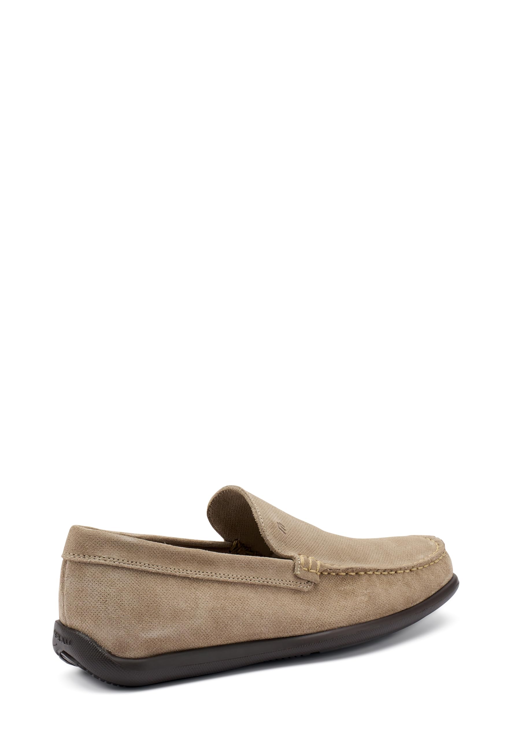 Frau - Slip-on in Pelle Scamosciata punzonata, Beige, 40