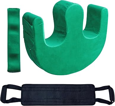 Bedridden Patient Turning Device with Fixing Strap and Transfer Nursing Sling Lift Belt Set Multifunctional Bedroll Turning Pillow Bed Rest Leg Elderly Nursing Products Patient Lift Aid, Green