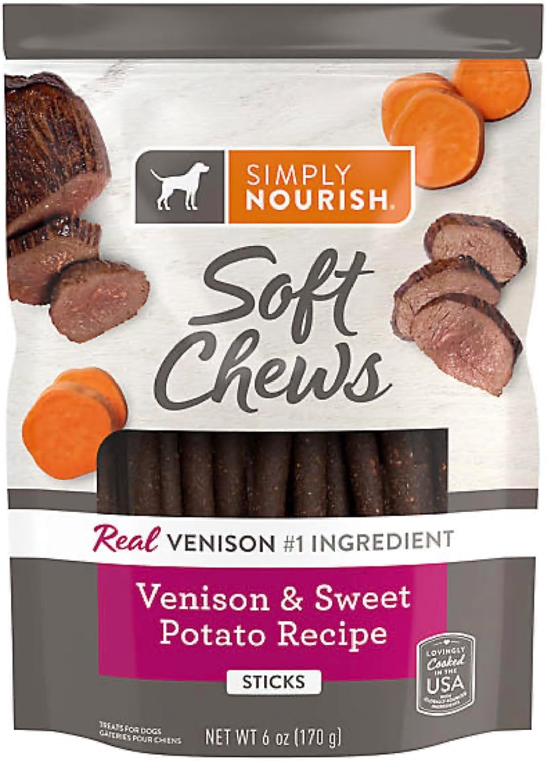 Simply Nourish Venison and Sweet Potato Soft Chews