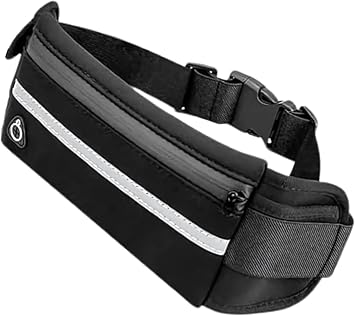 Pochete Fitness Impermeável Slim Premium Genérico - Preto