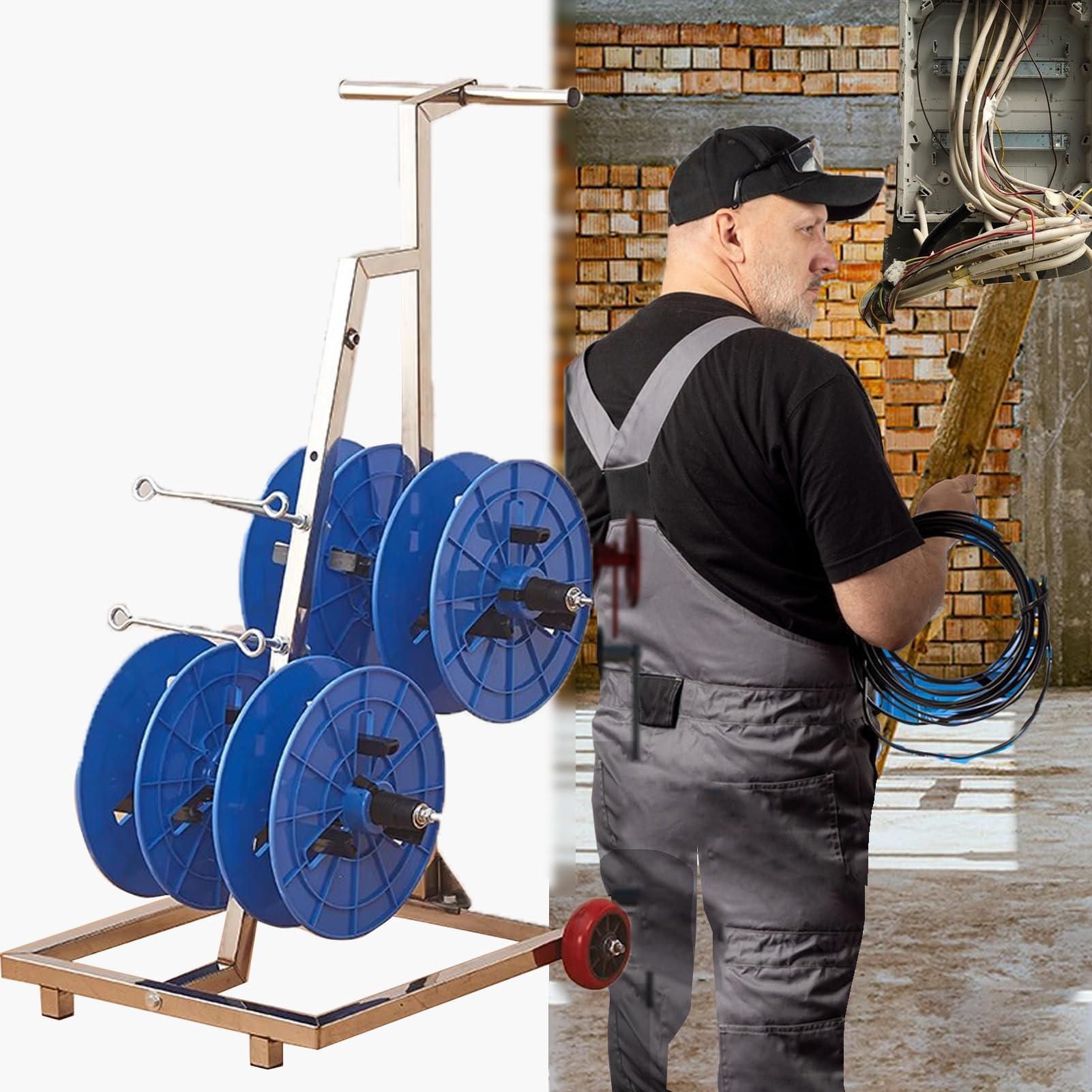 Amazon.com: Minglez Large Big Wire Spool Rack for Truck Factory