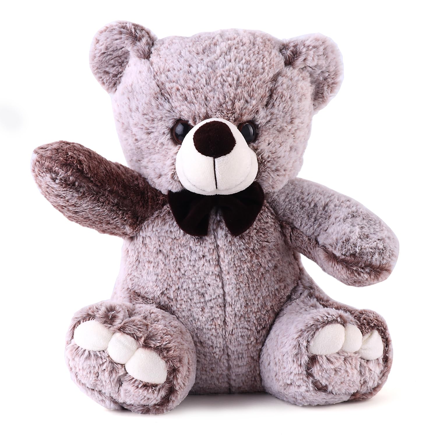 Play Nation Premium Teddy Bear Soft Toy for Kids | Soft and Cute Teddy Bear with Neck Bow for Boy/Girl |Christmas Gift | BIS Certified | Light Grey, Height 30 cm (B0C2D85MN6) Amazon Price History, Amazon Price Tracker
