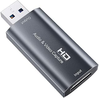 Tobo Audio Video Capture Card, USB 3.0 1080P 60fps, HDMI Game Capture Card Record to DSLR Camcorder Action Cam,Computer fo Price In India