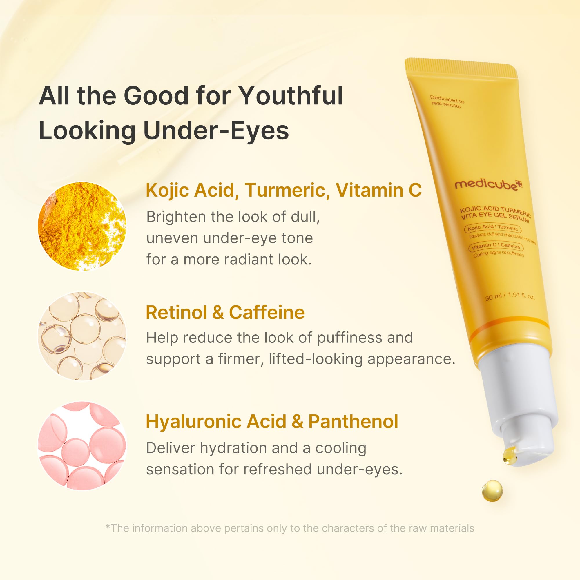 Amazon.com: medicube Eye Serum with Kojic Acid Turmeric | All-Day