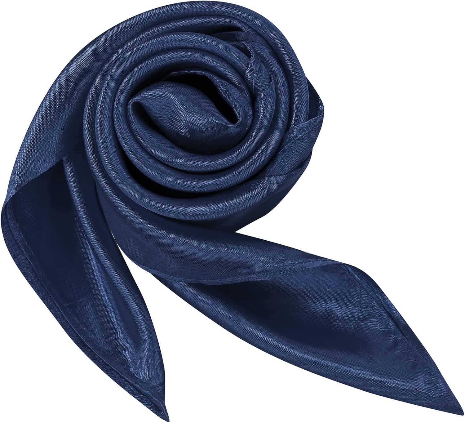 American Trends Women Silk Feeling Scarf Satin Head Scarves Square Satin Scarf Wrap Neck Scarf Lightweight Silk Like Bandana - Image 6